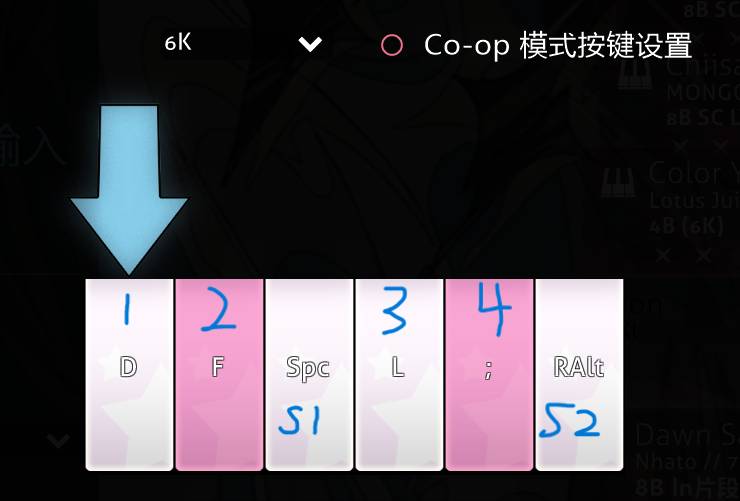键位说明